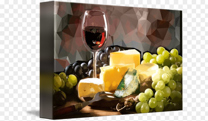 Cheese And Wine White Glass Still Life Dessert PNG