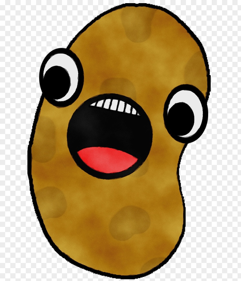 Emoticon Yellow Potato Cartoon PNG