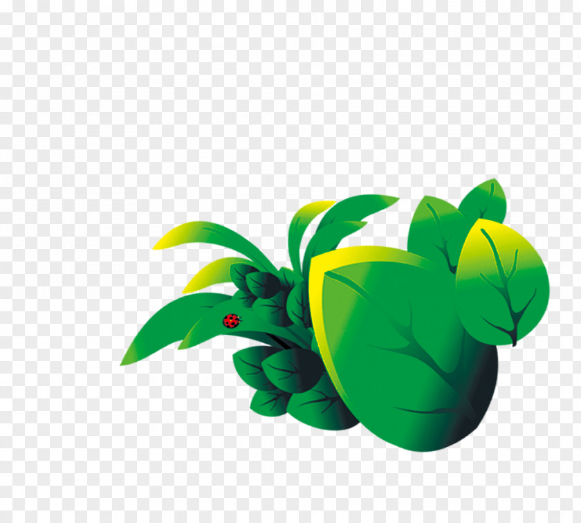 Green Leaves Leaf Cartoon Animation PNG