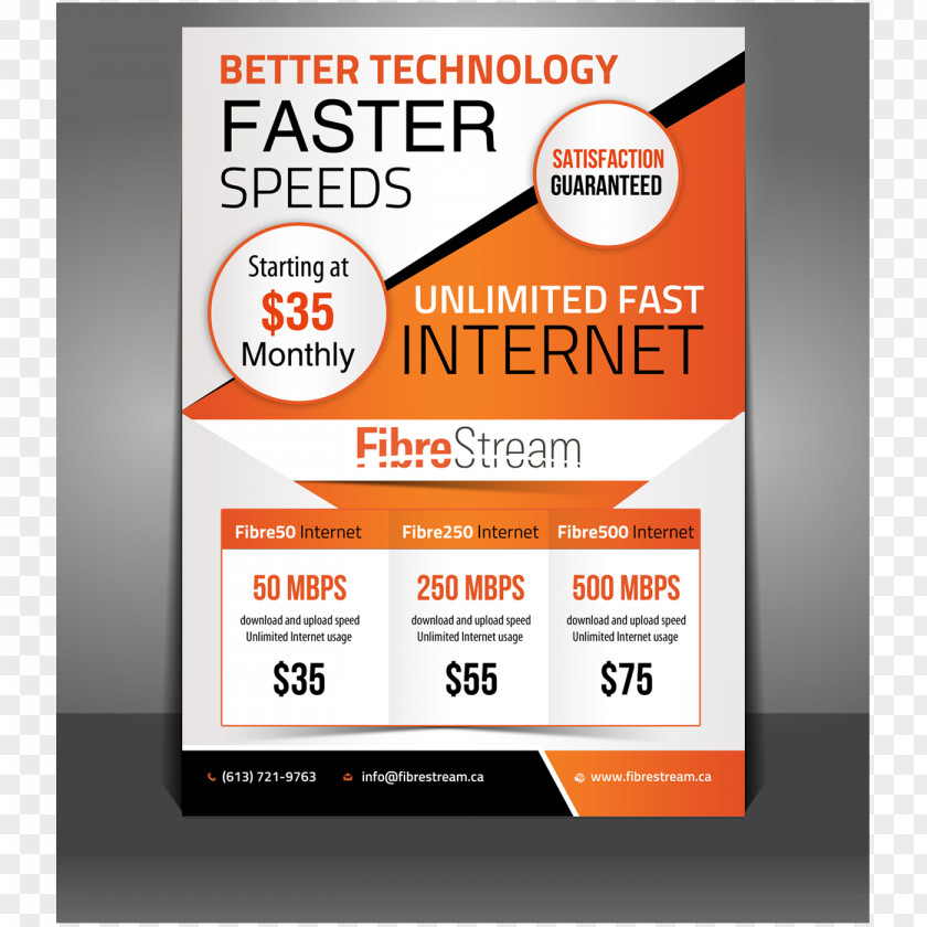 Internet Service Provider Flyer Advertising PNG