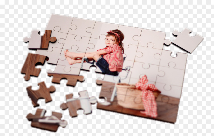 Personalized Jigsaw Puzzles Sublimation Service Point Three-dimensional Space PNG