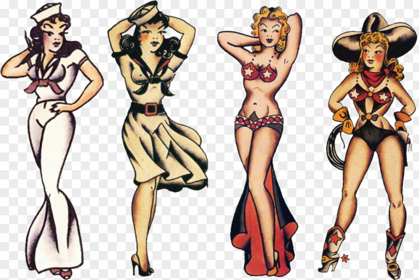 Pin-up Girl Flash Old School (tattoo) Sailor Tattoos PNG girl school tattoos, clipart PNG