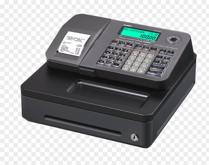 CASSIO Cash Register Casio Trade Sales Point Of Sale PNG