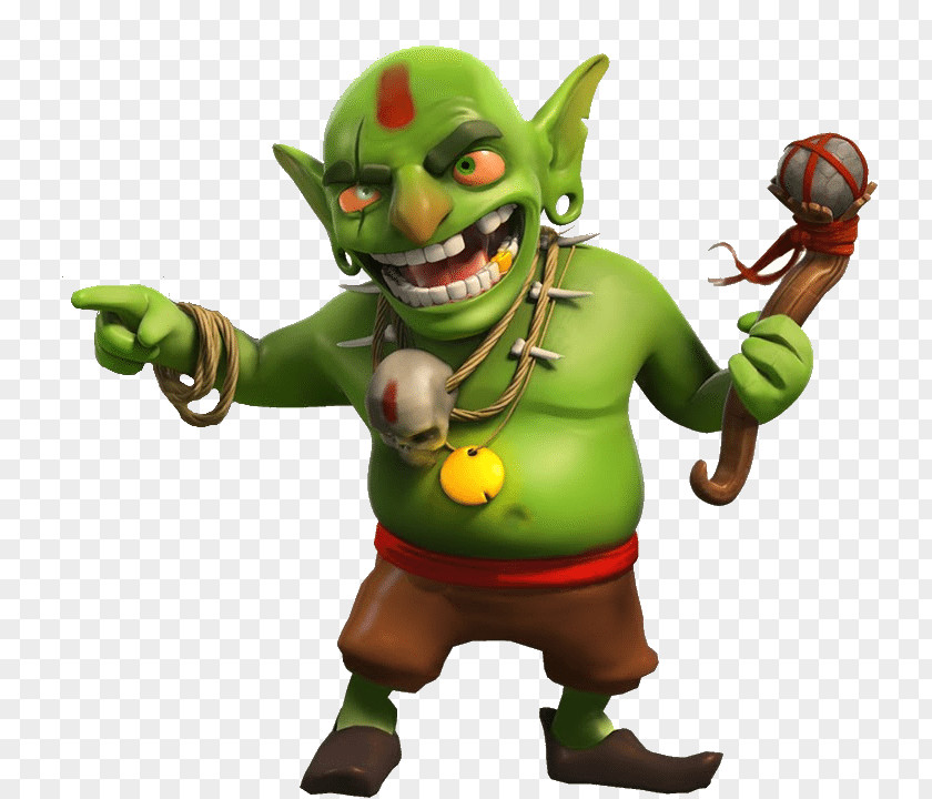 Coc Clash Of Clans Royale Jareth Goblin Game PNG