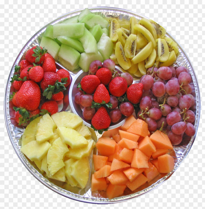 Fruit Plate Salad Tray Platter PNG