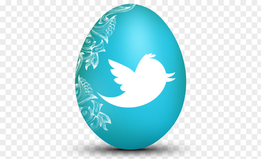 Twitter White Computer Wallpaper Turquoise Aqua Sphere Easter Egg PNG
