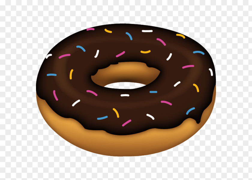 Chocolate Donut Donuts Emoji Junk Food Symbol PNG