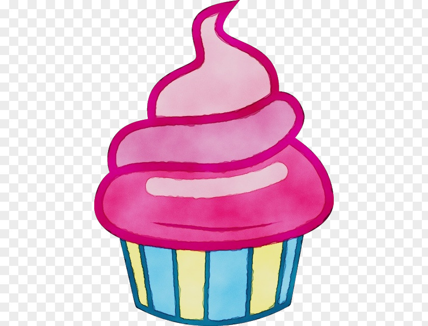 Dessert Baking Cup Birthday Candle PNG