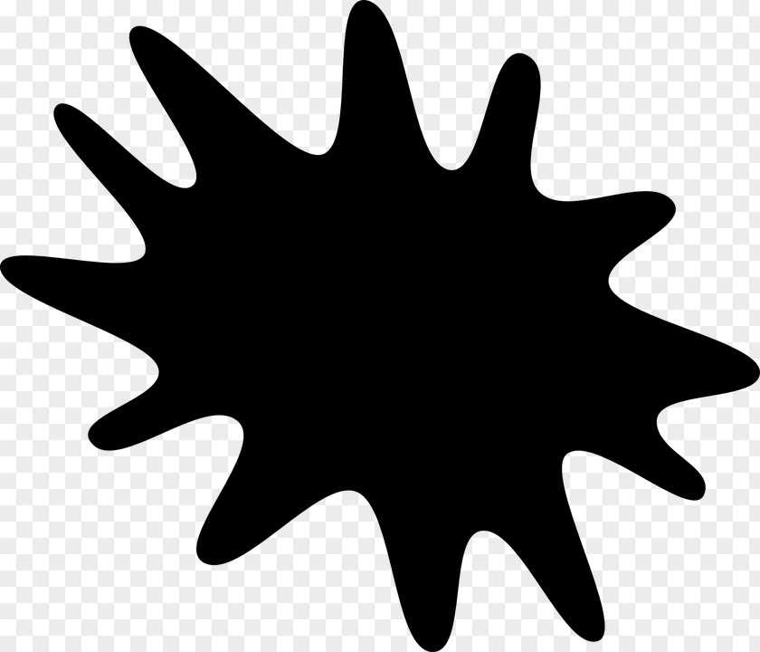 Ink Splatter Splash Clip Art PNG