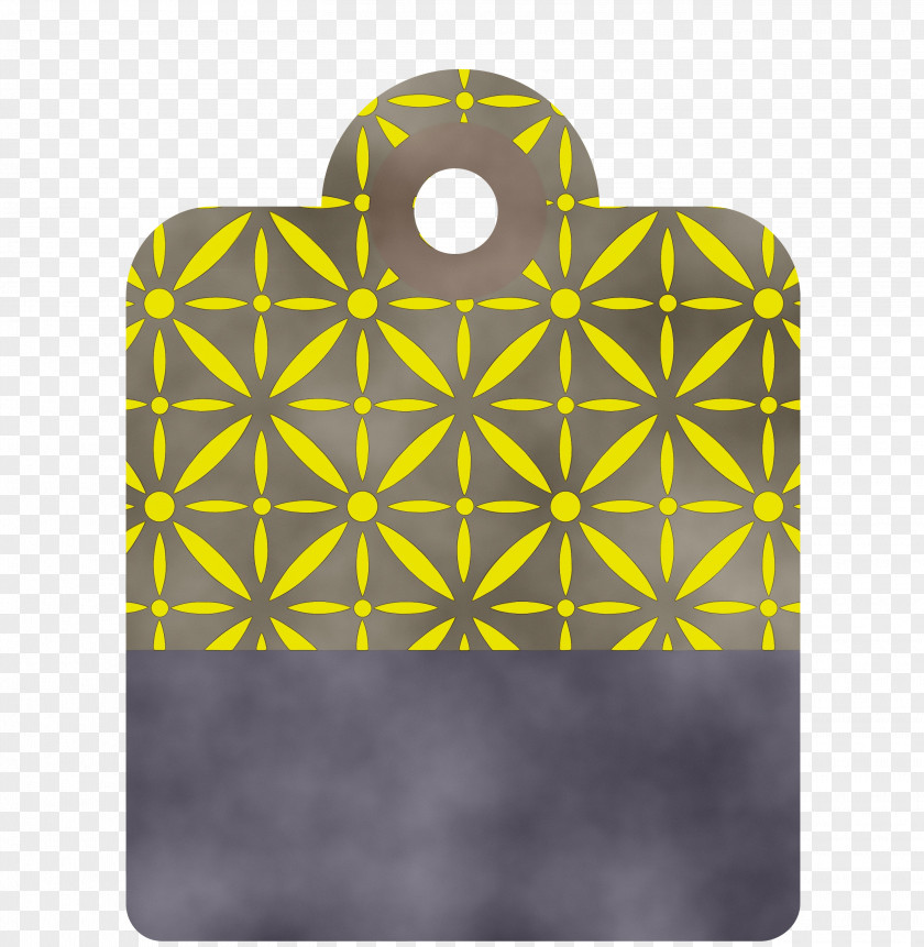 Pattern Symmetry Yellow Rectangle Symbol PNG