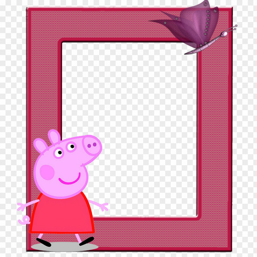 PEPPA PIG Picture Frames Photography Photomontage PNG