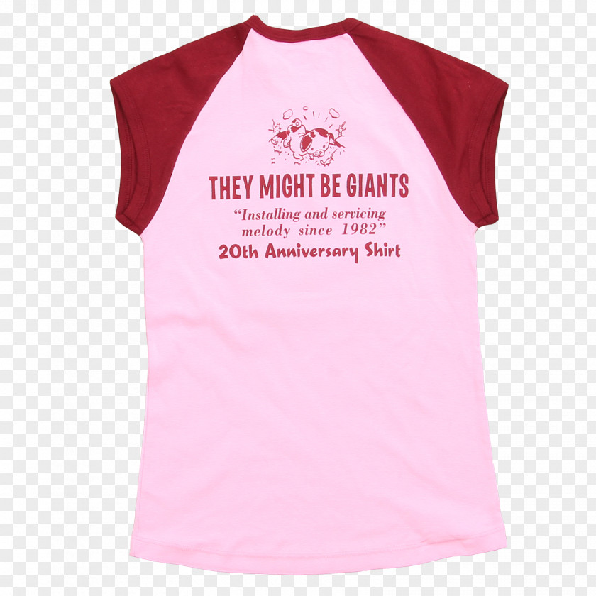 T-shirt Sleeveless Shirt Pink M Font PNG