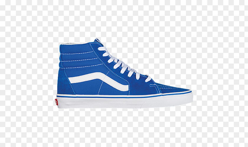 Blue White Vans Shoes For Women Sk8 Hi Sports Skate Shoe PNG