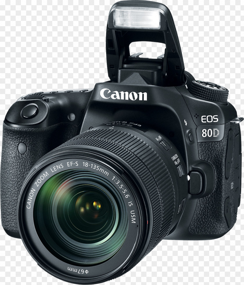 Camera Canon EOS 80D EF-S 18–135mm Lens 70D Mount 18–55mm PNG