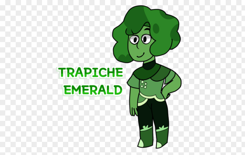 Emerald Trapiche Green Gemstone PNG