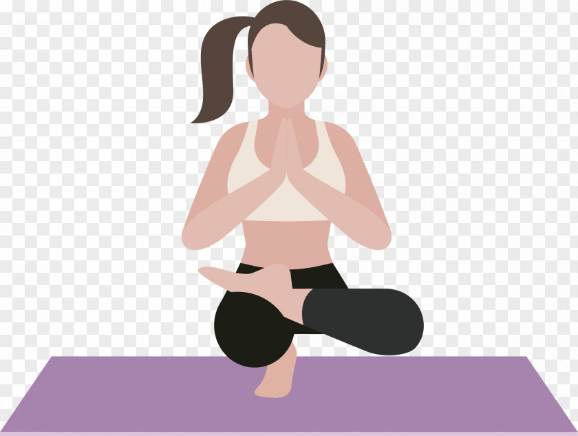 Fitness Woman Yoga Centre PNG