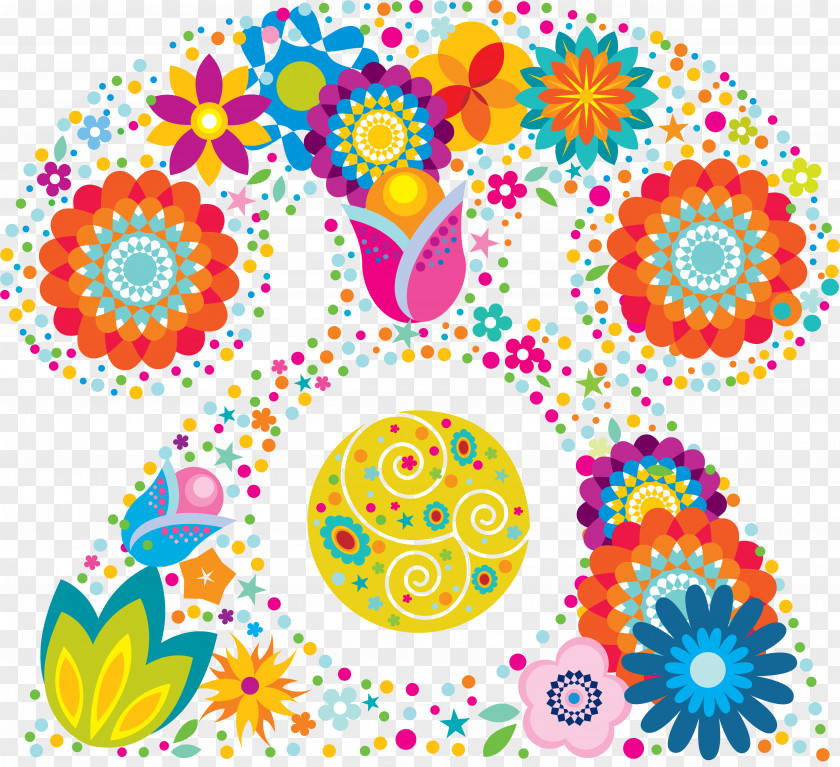 FLOWER PATTERN Photography Art Clip PNG