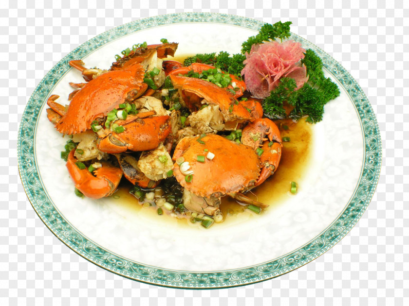 Hometown Crab Picture Material Yangcheng Lake Seafood Stir Frying Oil PNG