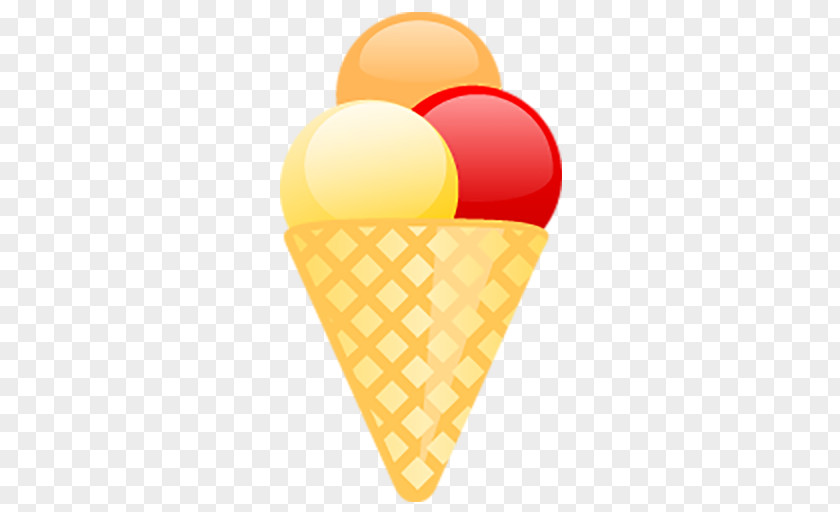 Ice Cream Cones Strawberry PNG