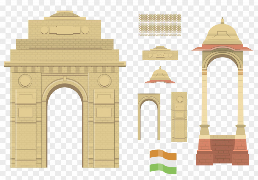 Indian Architecture India Gate Gateway Of Clip Art PNG