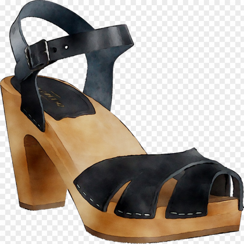 Shoe Swedish Hasbeens Black Product Sandal PNG