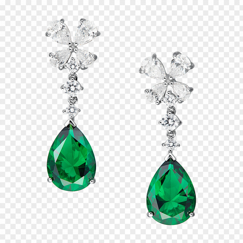 Ear Ring Earring Emerald Jewellery Necklace PNG