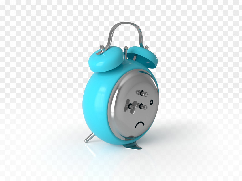Hand-painted Alarm Clock Clocks Technology PNG
