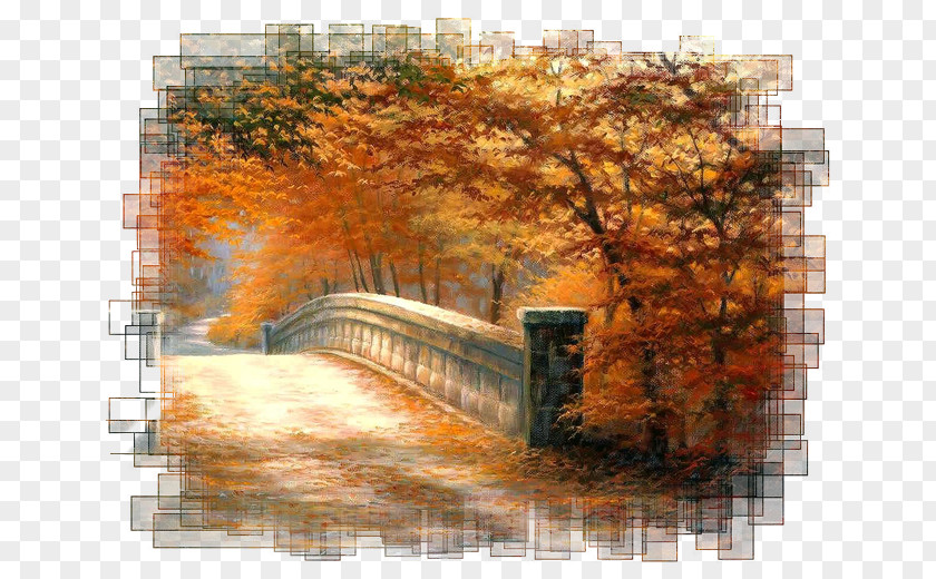 Landscape Paintings Painting Autumn Animation PNG