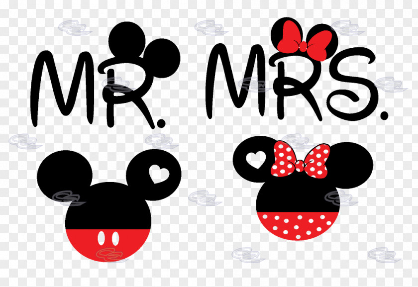 Mr Mickey Mouse Minnie T-shirt Mrs. The Walt Disney Company PNG