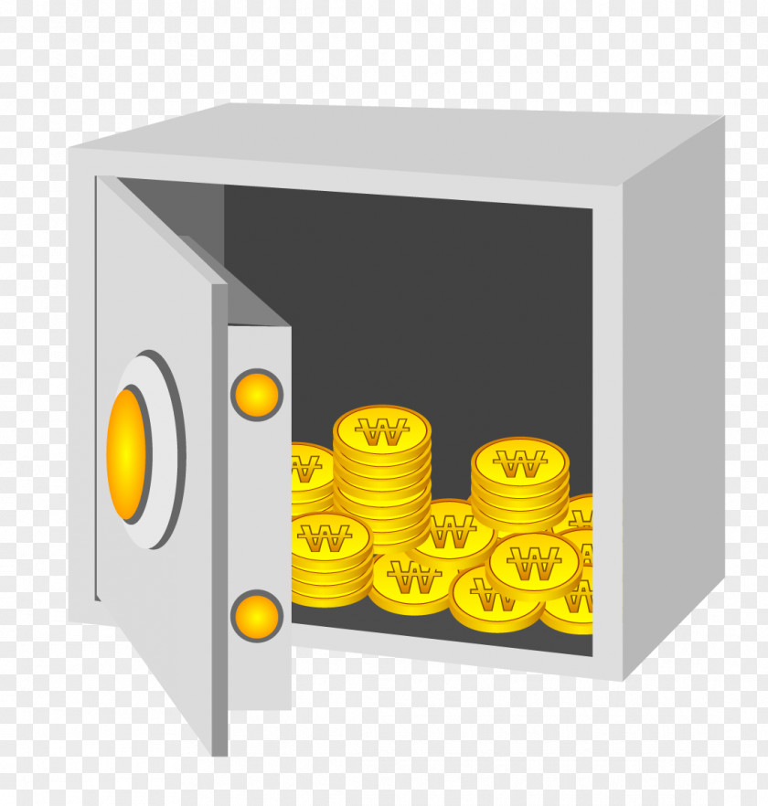 Open Safe Deposit Box PNG