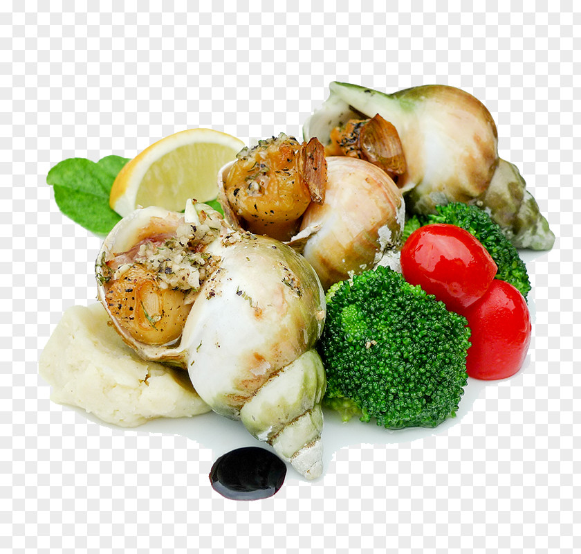 Shellfish And Vegetables Vegetarian Cuisine Seafood PNG