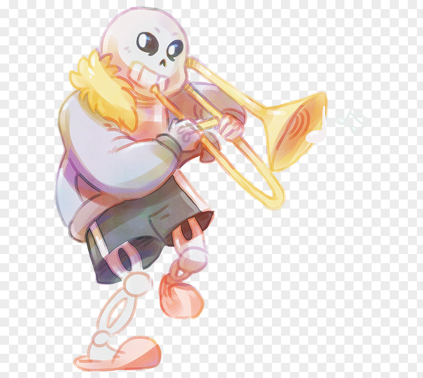 Trombone Cartoon Clip Art PNG