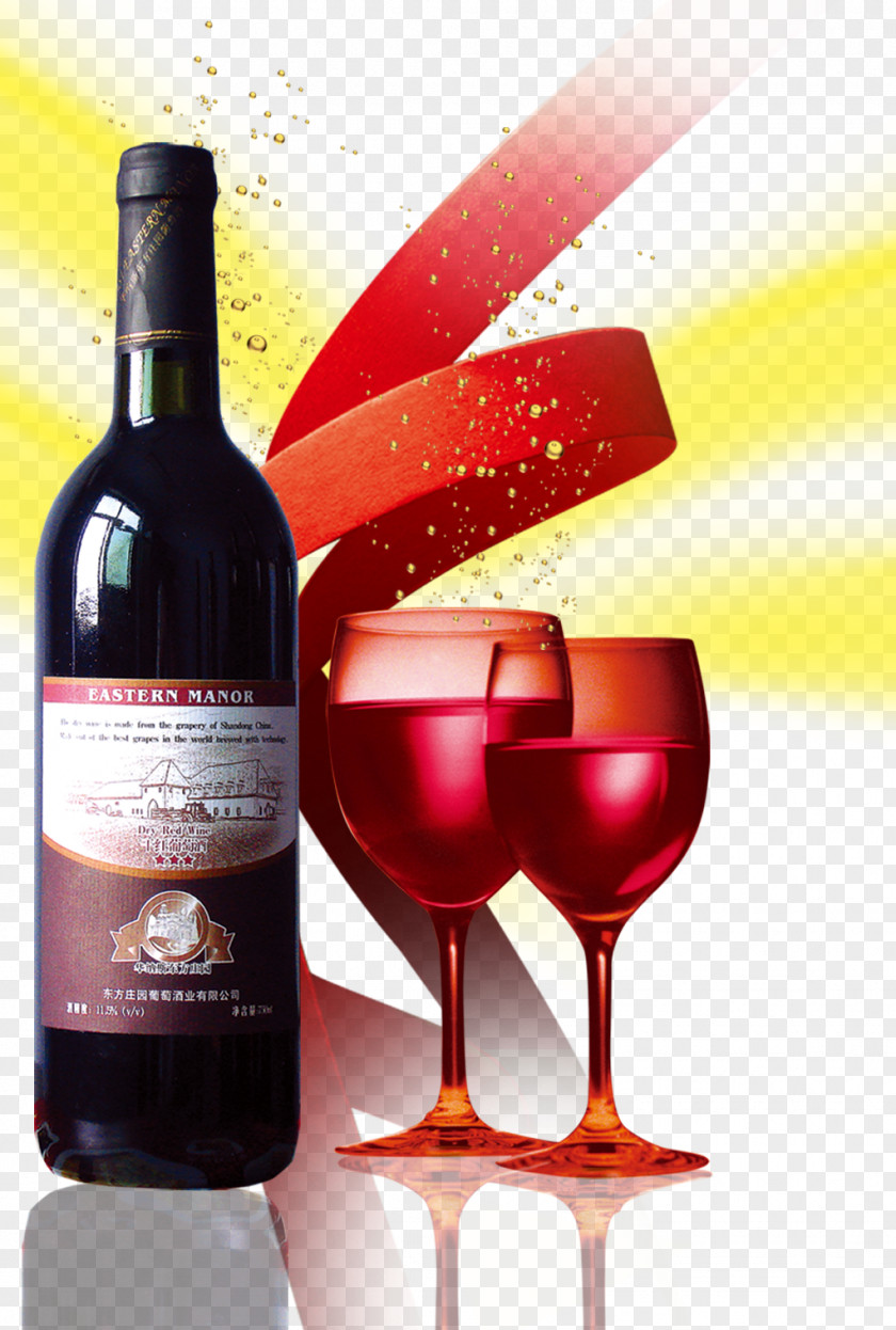 Wine Ribbons Red Dessert White Cocktail PNG