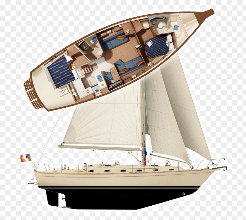 Yacht The Island Packet Hilton Head Sailboat PNG