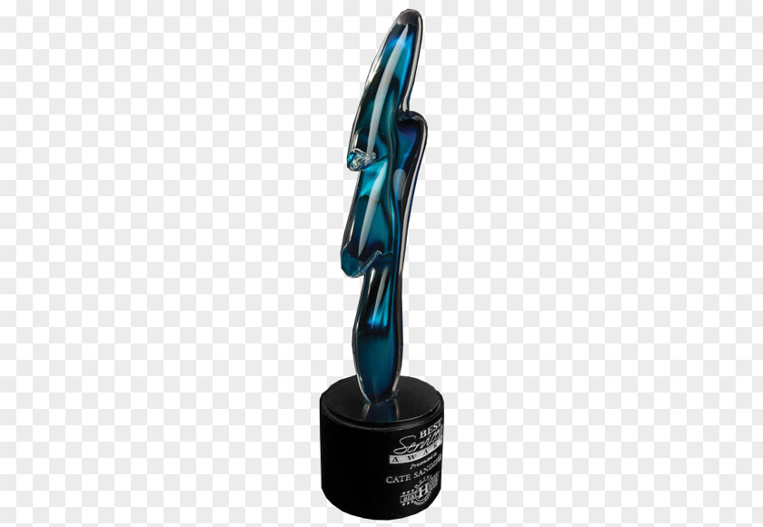 Glass Trophy Figurine PNG