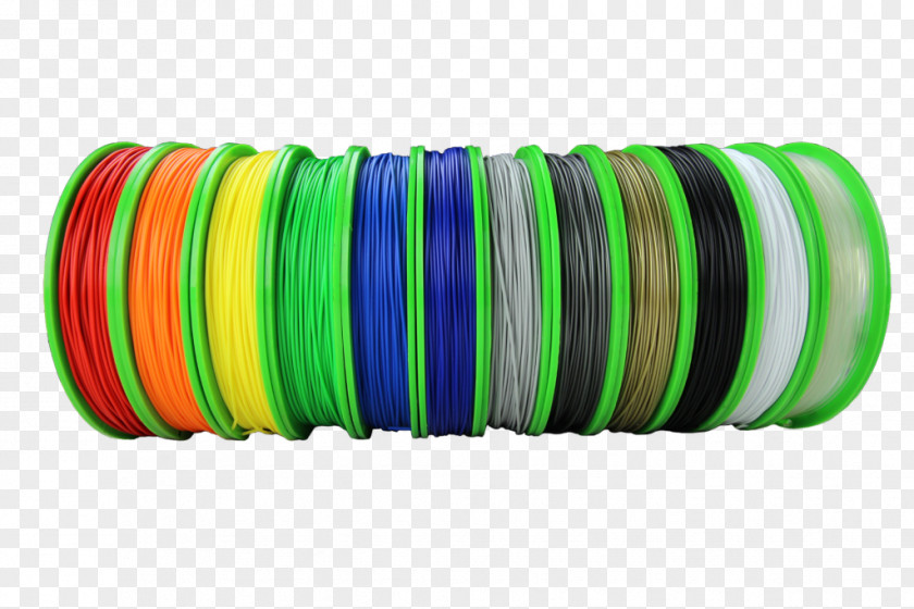 Plastic 3D Printing Filament Polylactic Acid PNG