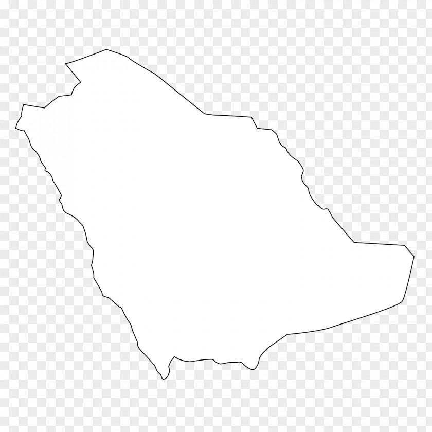 Saudi Arabia Map Line Art Angle Animal Font PNG