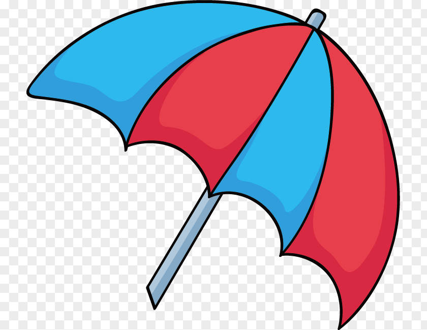 Vector Cartoon Beach Umbrella PNG