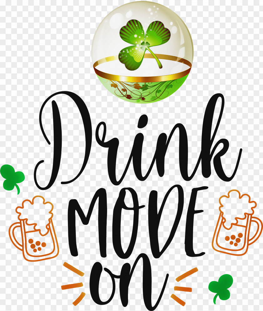 Drink Mode On St Patricks Day Saint Patrick PNG