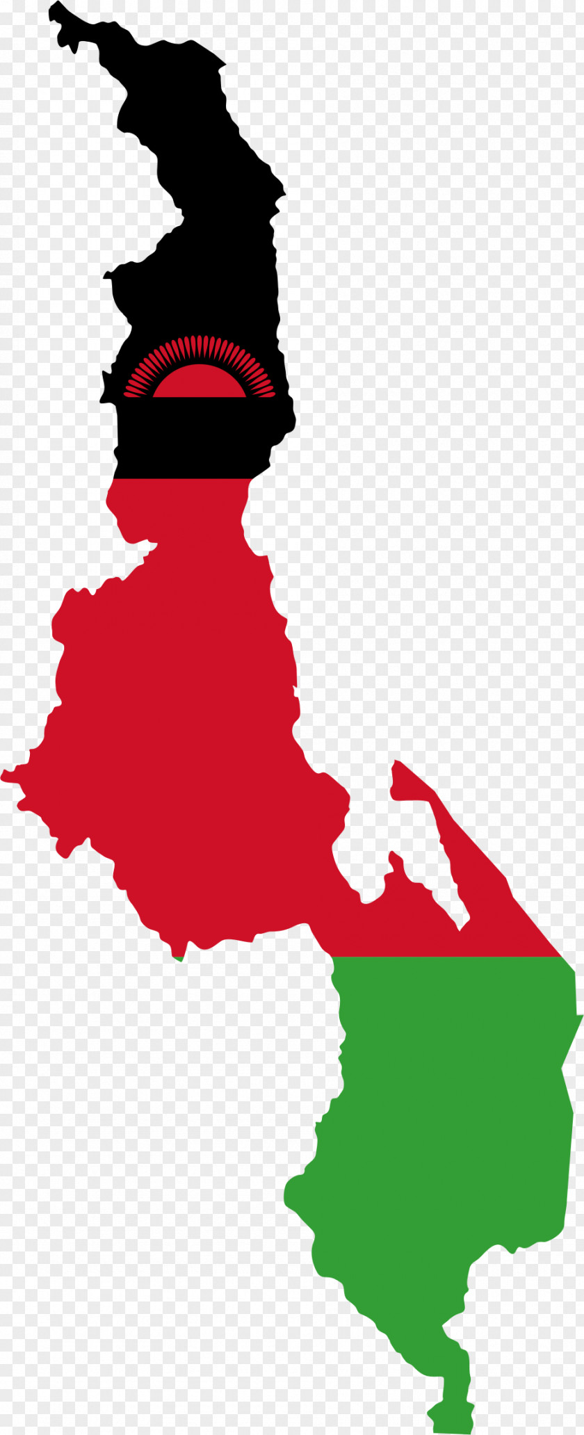 Map Flag Of Malawi PNG