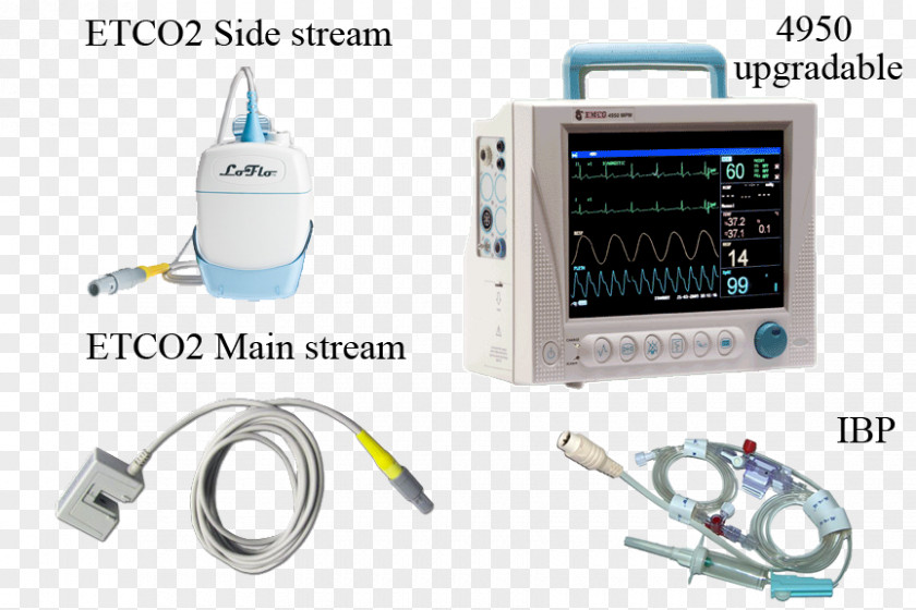 Medical Equipment Capnography Monitoring Computer Monitors Pulse Oximetry PNG