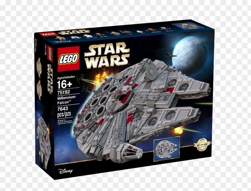 Millennium Falcon Black And White Lego Star Wars LEGO 75192 Ideas Digital Designer PNG