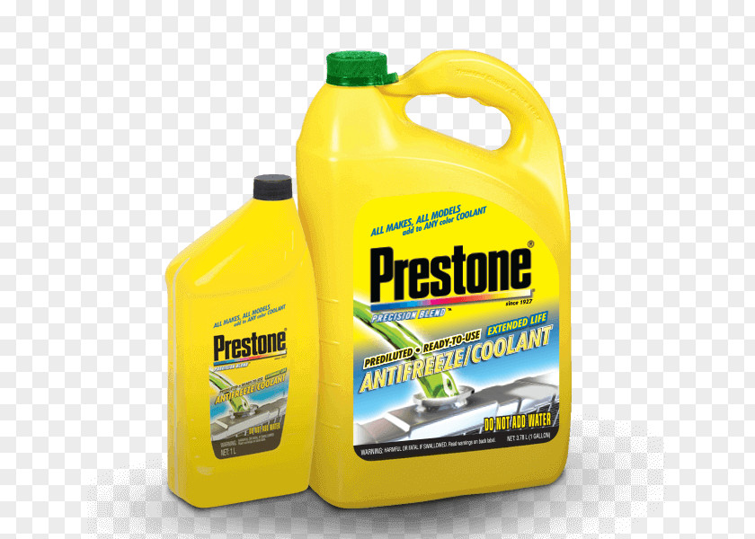 Radiator Coolant Prestone Antifreeze Lubricant PNG