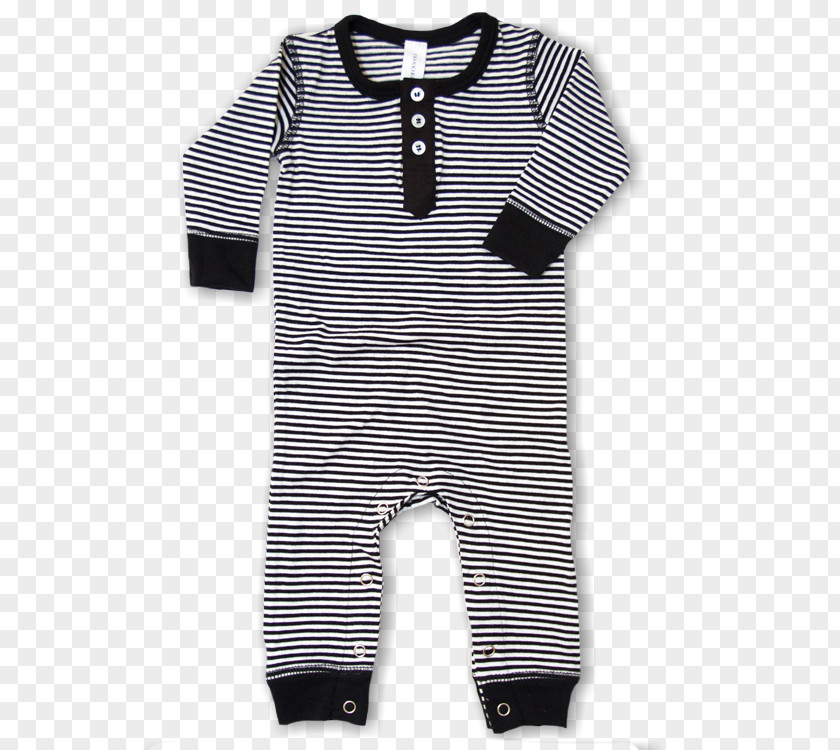 Baby Onesie Sleeve White Black Collar PNG