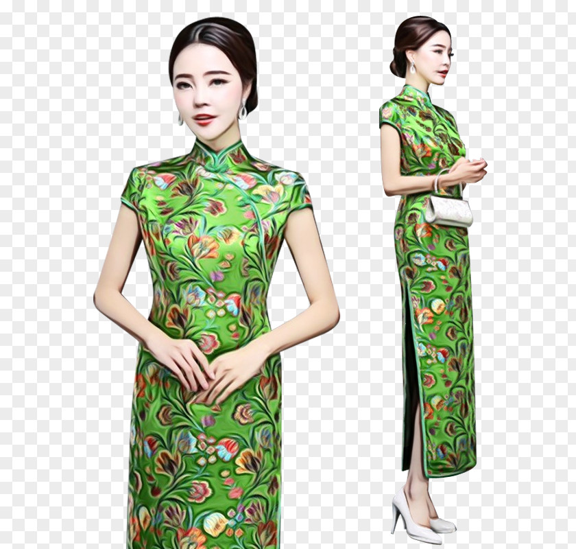 Gown Cocktail Dress Green Day PNG
