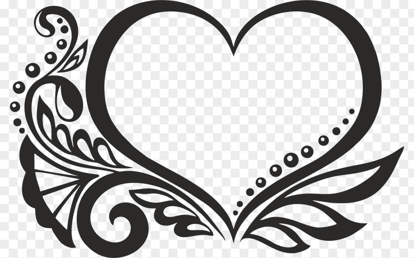 Heart Decorative Arts Ornament Poster PNG