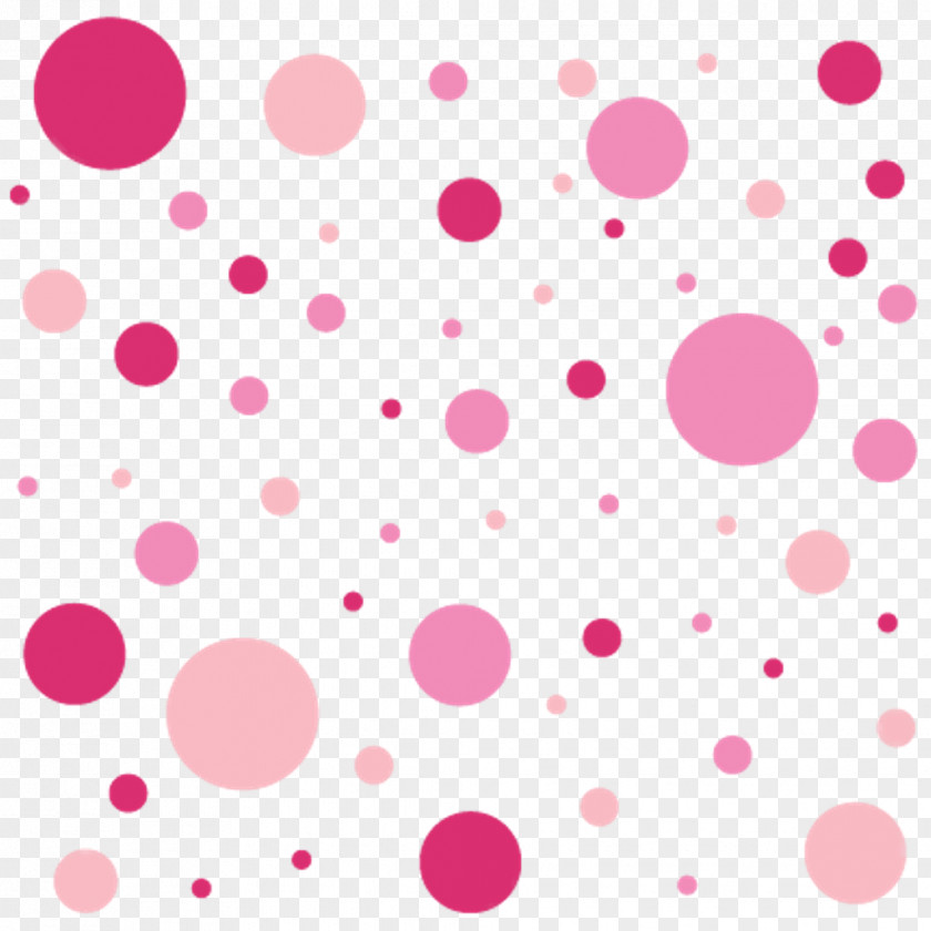 Polka Dot Color Pink Clip Art PNG