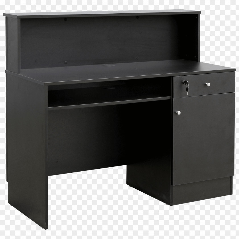 Reception Desk Table Beauty Parlour Furniture Office PNG