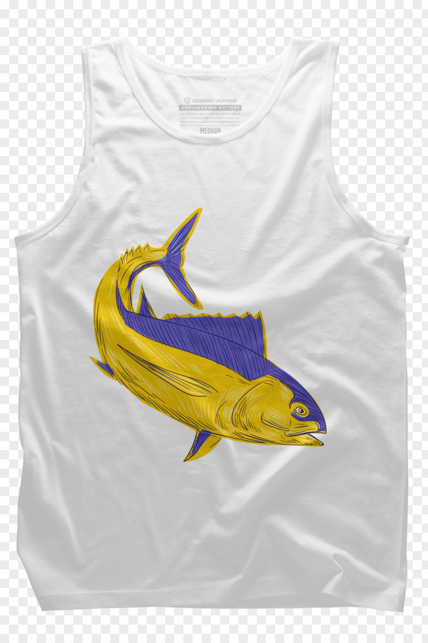 T-shirt Albacore Yellowfin Tuna Drawing Atlantic Bluefin PNG
