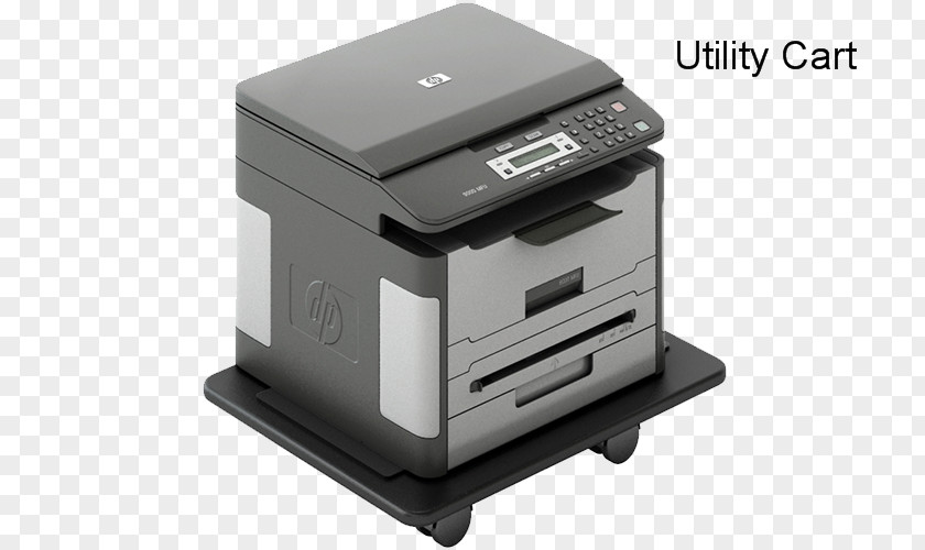 Utility Cart Printer Computer Desk PNG